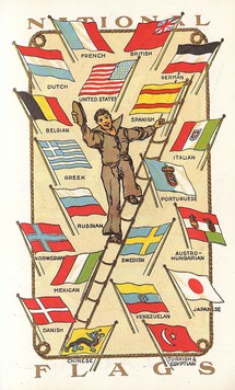 Diagram of national flags from the 1920s