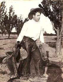 Theo Farrington working on the Farrington Ranch