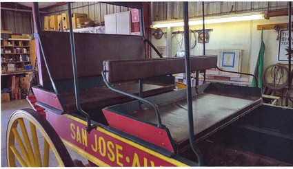 The wooden seats and open air compartment made for a dusty, bumpy journey